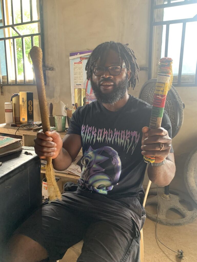 Staff of authority of Chief Lisa of Ayede-Ogbese, Ondo State