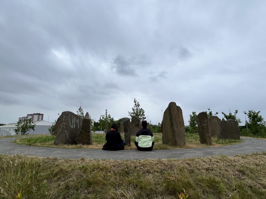 Meditating in a 21st Century Stone Circle Author: Yael Dansac