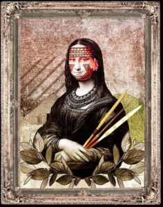 Gioconda Kunhã \ Mona Lisa Kunhã, Denilson Baniwa. Courtesy of the artist